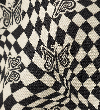 LMTD Dress - Rib - NlfTadida - Black/Square/Bow Tie