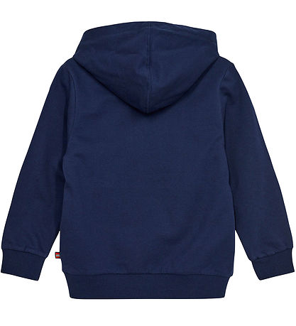 LEGO® City Kapuzenpullover - LWScout 109 - Dark Navy m. Gelb