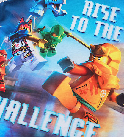 LEGO® Ninjago T-shirt - LWTano 131 - Grey Melange/Blue w. Print LEGO® Ninjago T-shirt - LWTano 131 - Grey Melange/Blue w. Print