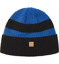 Hust and Claire Beanie - Fist - Wool - Black/Blue Hust and Claire Beanie - Fist - Wool - Black/Blue