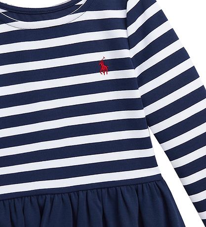 Polo Ralph Lauren Kleid - Newport Navy m. Weiß