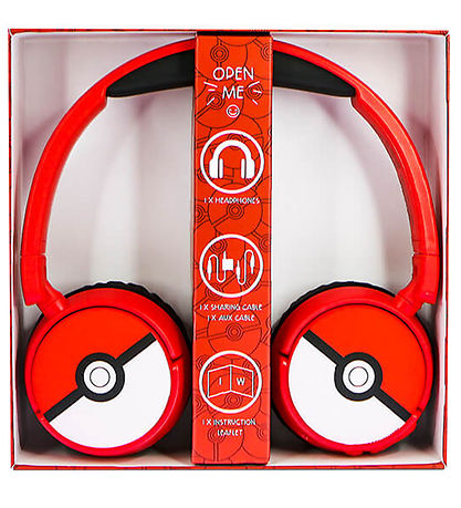 OTL Headphones - Pokémon - On-Ear Junior - Wireless - Red