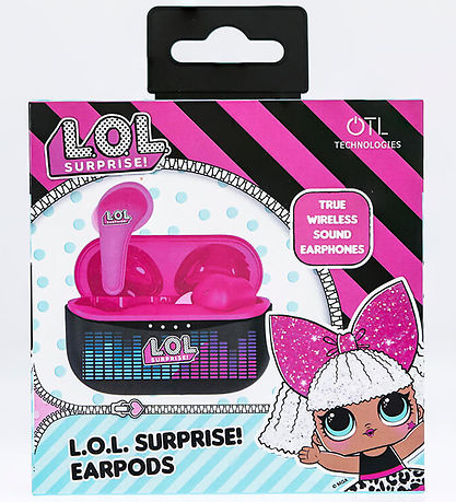 OTL Headphones - LOL - TWS - In-Ear - Black/Pink