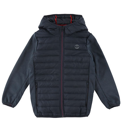 Jack & Jonas Puffer Jacket - JjeMulti - Noos - Navy Blazer w. Re Jack & Jonas Puffer Jacket - JjeMulti - Noos - Navy Blazer w. Re