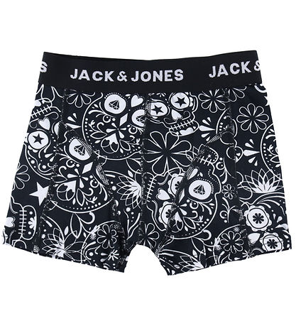 Jack & Jones Boxershorts - 3er-Pack - Jacsugar-Schädel - Schwarz