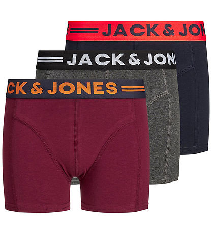 Jack & Jones Boxershorts - 3er-Pack - Jaclichfield - Dark Grey M