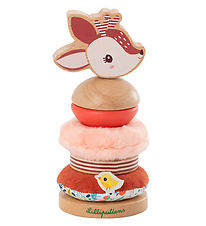 Lilliputiens Stacking Tower - 7 Parts - The deer Stella Lilliputiens Stacking Tower - 7 Parts - The deer Stella