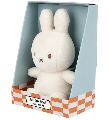 Bon Ton Toys Soft Toy - 10 cm - Lucky Miffy Sitting - Cream