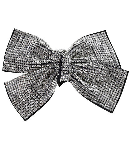By Stær Bow Hair Clip - Blanka - 9.5 cm - Silver