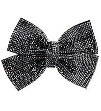 By Stær Bow Hair Clip - Blanka - 9.5 cm - Black w. Glitter Stone By Stær Bow Hair Clip - Blanka - 9.5 cm - Black w. Glitter Stone