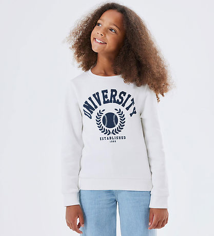 Sweat-shirt Name It - Noos - NknTille - White Alysse