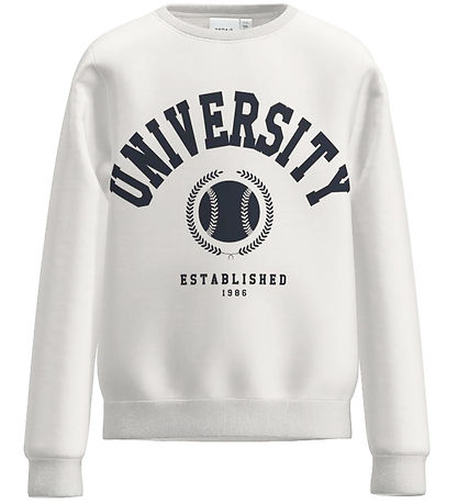 Sweat-shirt Name It - Noos - NknTille - White Alysse