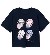 T-Shirt Name It - NkfNarina Rollingstones - Noos - Dark Sapphire T-Shirt Name It - NkfNarina Rollingstones - Noos - Dark Sapphire