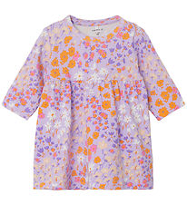 Name It Dress - NbfTunna - Lilac Breeze w. Flowers Name It Dress - NbfTunna - Lilac Breeze w. Flowers