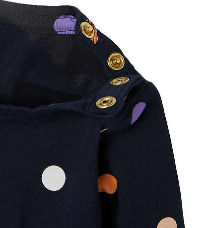 Name It 원피스 - NbfTunna - 다크 사파이어 포함 도트 Name It 원피스 - NbfTunna - 다크 사파이어 포함 도트