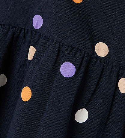 Name It 원피스 - NbfTunna - 다크 사파이어 포함 도트 Name It 원피스 - NbfTunna - 다크 사파이어 포함 도트