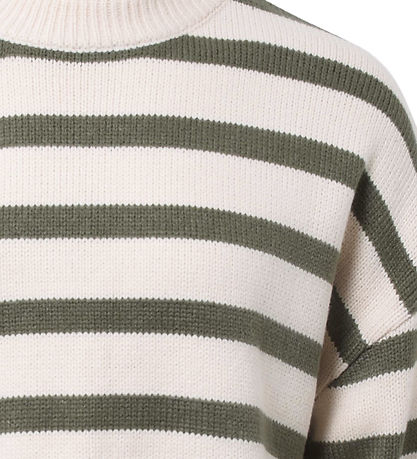 Hound Blouse - Knitted - Striped Green