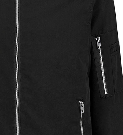 Jack & Jones Bomber Jacket - JjeRush - Noos - Black Jack & Jones Bomber Jacket - JjeRush - Noos - Black