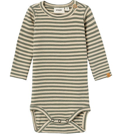 Lil Atelier Romper l/s - NbmGago - Noos - Mist/Agave Green