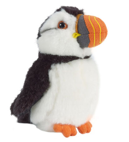 Living Nature Soft Toy - 15x12 cm - Little Puffin - Black/White Living Nature Soft Toy - 15x12 cm - Little Puffin - Black/White