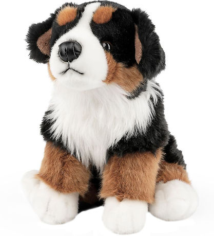 Living Nature Soft Toy - 30x21 cm - Bernese mountain dog - Brown
