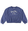 GANT Sweatshirt - Oversized Logo - Washed Blue GANT Sweatshirt - Oversized Logo - Washed Blue