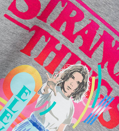 Name It T-shirt - NkfDunna Strangerthings - Grey Melange Name It T-shirt - NkfDunna Strangerthings - Grey Melange