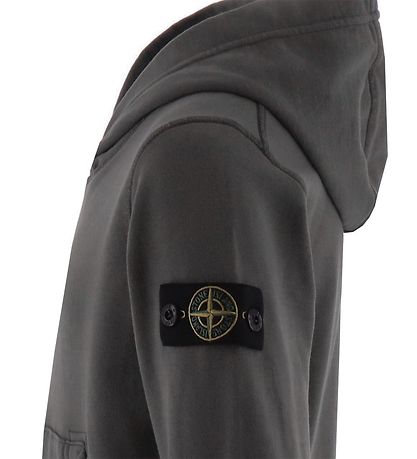 Stone Island 후드티 - 청회색