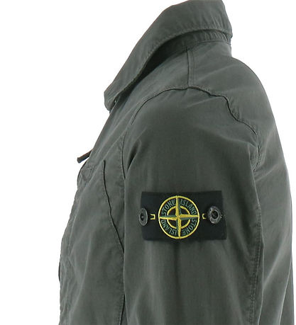 Stone Island Jacke Overshirt - Blue Grey
