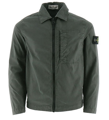 Stone Island Jacke Overshirt - Blue Grey