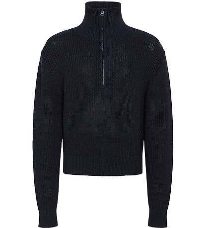 Grunt Blouse - Knitted - Rie - Navy