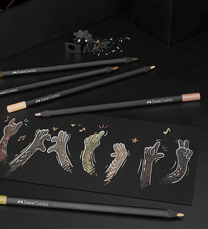 Faber-Castell Värikynät - Kolmiomainen - Black Painos - 12 kpl