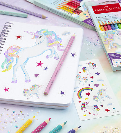 Faber-Castell Värikynät - Kolmionmuotoinen - Grip Unicorn - 10+3