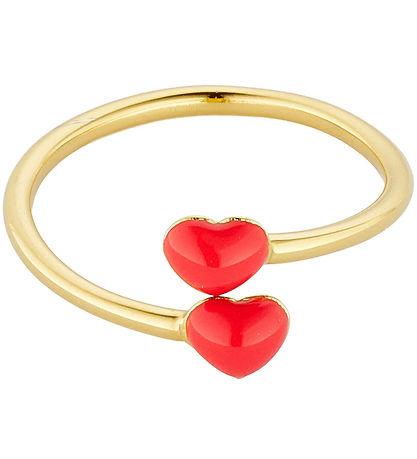 Design Letters Ring - Klein BIG Love - 18 Karat vergoldet Design Letters Ring - Klein BIG Love - 18 Karat vergoldet