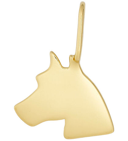 Design Letters Anhänger für Halskette - Pferd - 18 Karat vergold
