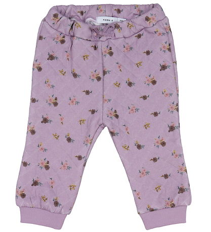 Name It Trousers - NbfRayia - Quilt - Lavender Mist