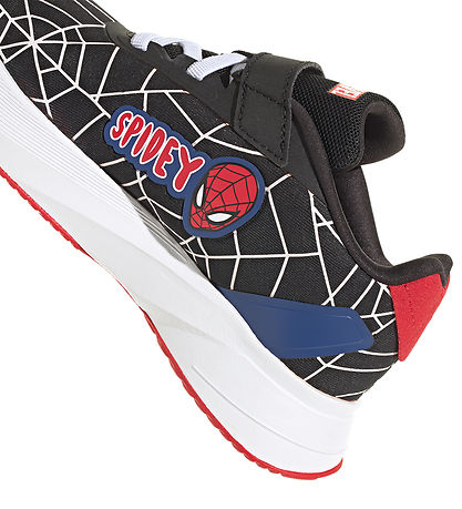 adidas Performance Kengät - Duramo Spider-Man EL K - Musta/Punai