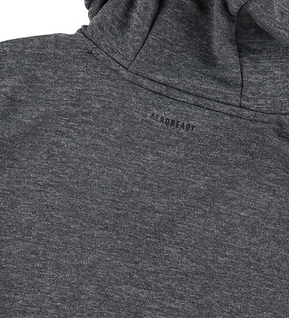 adidas Performance Kapuzenpullover - J Hea Hoodie - Grau Meliert adidas Performance Kapuzenpullover - J Hea Hoodie - Grau Meliert