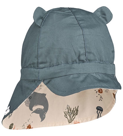 Chapeau légionnaire Liewood - Gorm - Réversible - Sea Créature/S