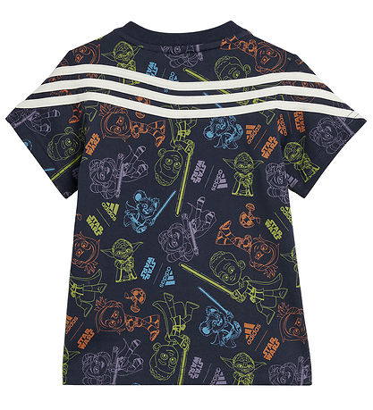 adidas Performance Stuttermabolur - I SW YTJ T - Blár adidas Performance Stuttermabolur - I SW YTJ T - Blár