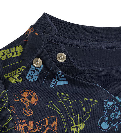 adidas Performance Stuttermabolur - I SW YTJ T - Blár adidas Performance Stuttermabolur - I SW YTJ T - Blár