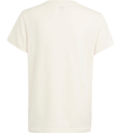 adidas Originals T-shirt - Trefoil Tee - Cream