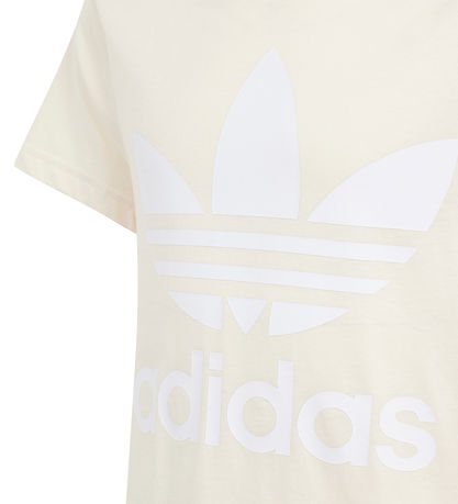 adidas Originals T-shirt - Trefoil Tee - Cream