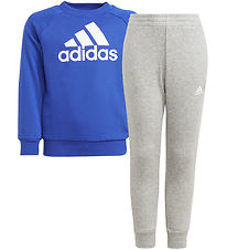 adidas Performance Sweat Set - LK Bos JOG FT - Blue/Grey adidas Performance Sweat Set - LK Bos JOG FT - Blue/Grey