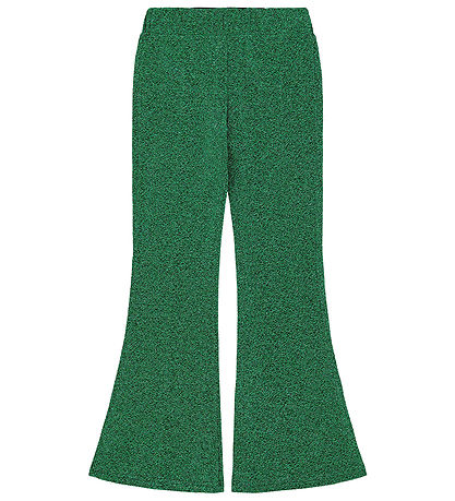 The New Trousers - TnJidalou - Flared Pants - Bright Green Glitt