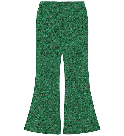 The New Trousers - TnJidalou - Flared Pants - Bright Green Glitt