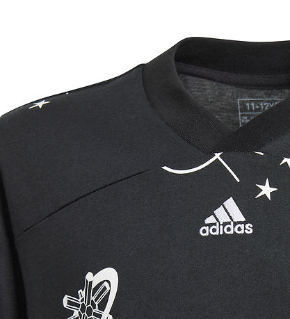 adidas Performance Stuttermabolur - J Bluv T - Svart/Hvítur