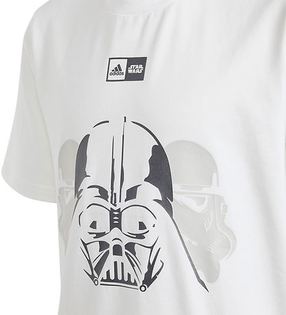 adidas Performance T-shirt - J SW GFX T - White