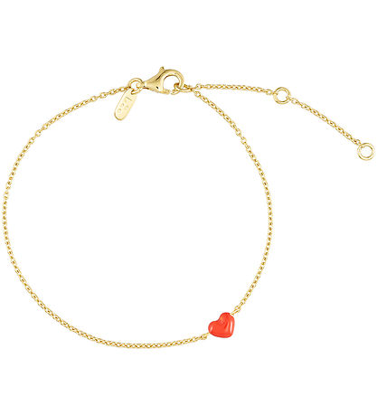Design Letters 팔찌 - 리틀 BIG 러브 - 18K 골드 도금