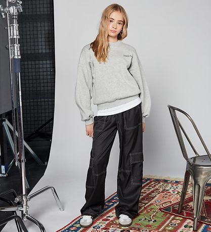 Hound Trousers - Contrast pants - Black